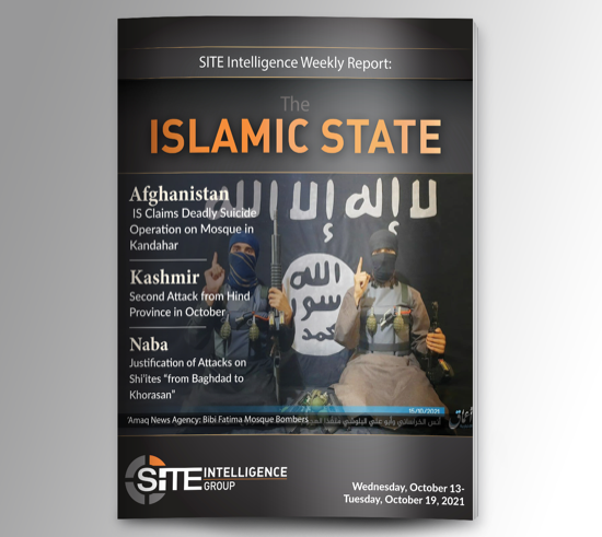 Weekly inSITE on the Islamic State for October 13-19, 2021