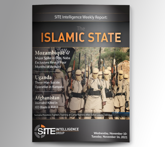 Weekly inSITE on the Islamic State for November 10-16, 2021