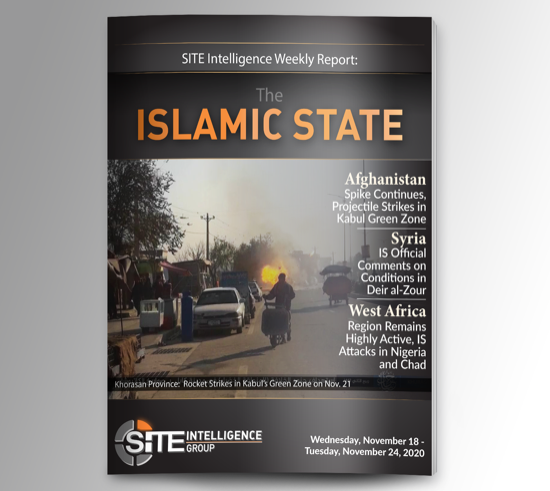 Weekly inSITE on the Islamic State for November 18-24, 2020