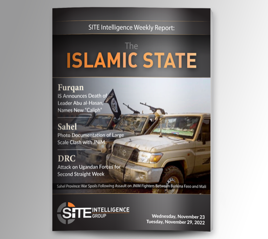 Weekly inSITE on the Islamic State for November 23-29, 2022