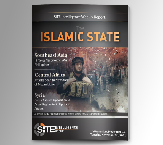 Weekly inSITE on the Islamic State for November 24-30, 2021