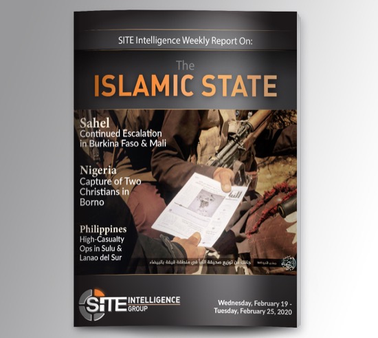 Weekly inSITE on the Islamic State for February 19-25, 2020