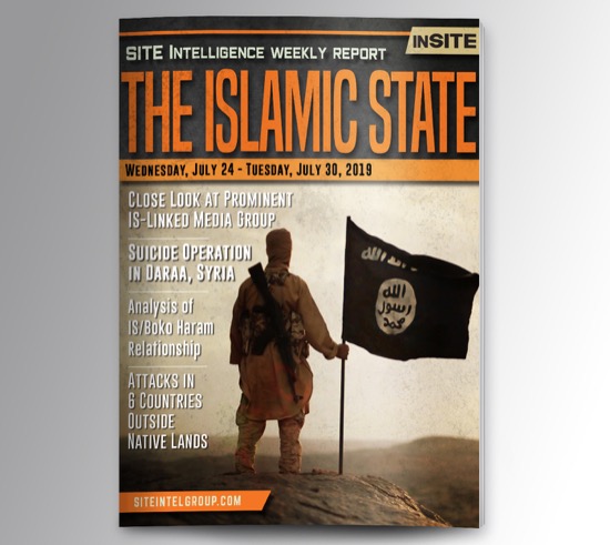 Weekly inSITE on the Islamic State for July 24-30, 2019