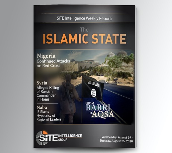 Weekly inSITE on the Islamic State for August 19-25, 2020