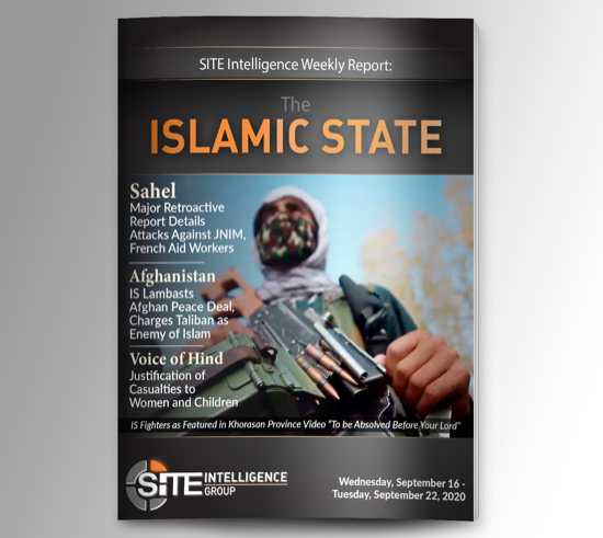 Weekly inSITE on the Islamic State for September 16-22, 2020
