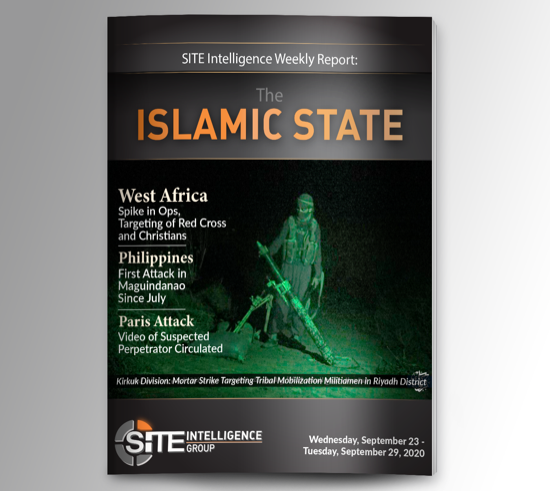 Weekly inSITE on the Islamic State for September 23-29, 2020