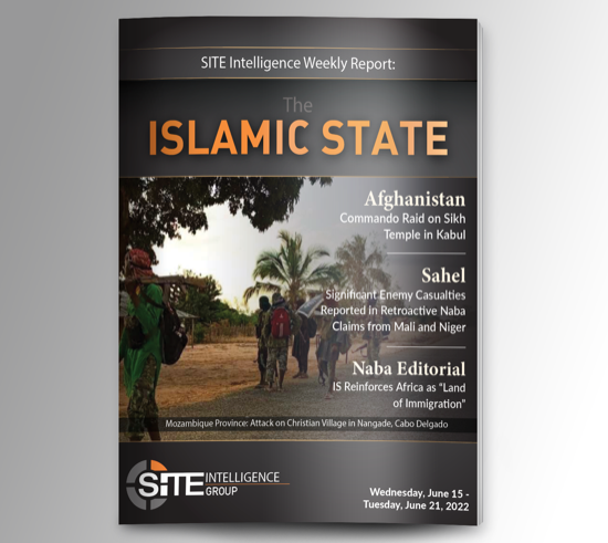 Weekly inSITE on the Islamic State for June 15-21, 2022