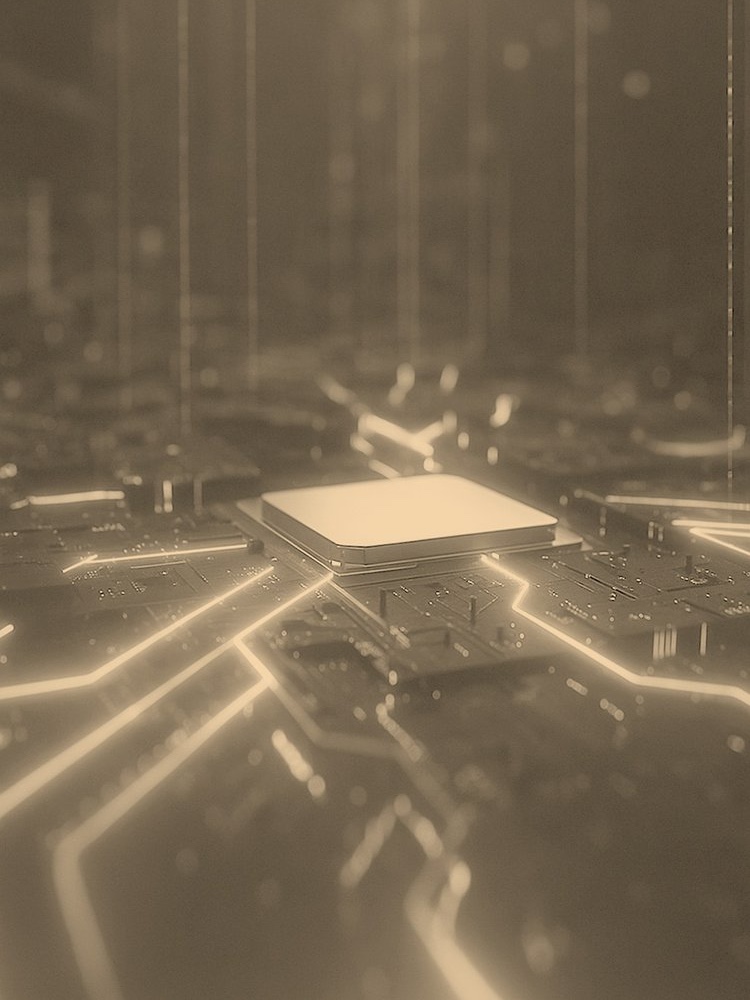 a microchip circuit board